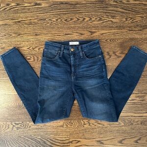 NWOT Madewell Women’s Dark Wash Curvy High Rise Skinny Jeans